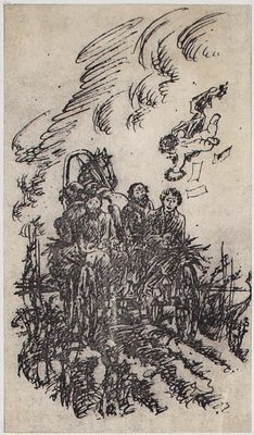 Насибулин Энгель Хариевич. Пять авторских иллюстраций к произведениям А.С. Пушкина